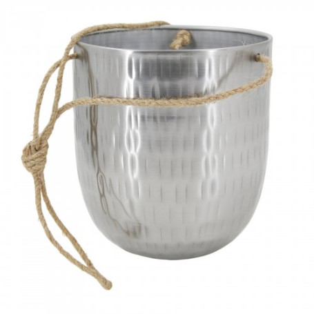 VASO DE PENDURAR BIA PRATA BRILHO D16 A18