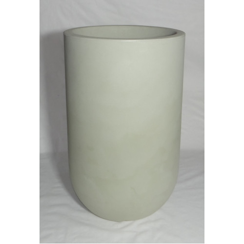 VASO DECÔ 50X80CM ANTIQUE BRANCO - COM PRATINHO EMBUTIDO