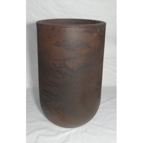 VASO DECÔ 50X80CM ANTIQUE RUSTY - COM PRATINHO EMBUTIDO