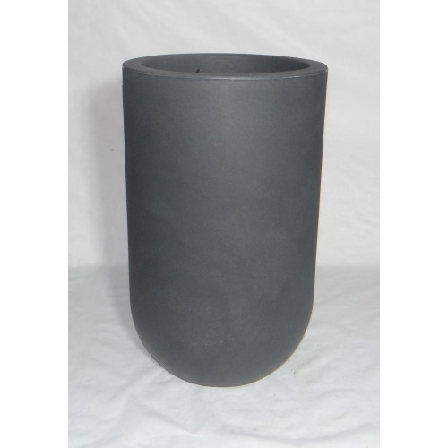 VASO DECÔ 40X63CM ANTIQUE PRETO - COM PRATINHO EMBUTIDO VASO DECÔ 40X63CM ANTIQUE PRETO - COM PRATINHO EMBUTIDO