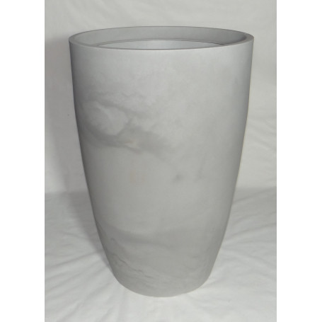 VASO LISO CÔNICO 53 CIMENTO QUEIMADO