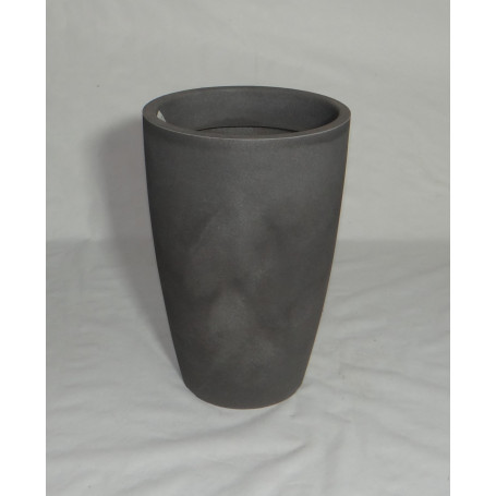 VASO LISO CÔNICO 30 PRETO ARDOSIA