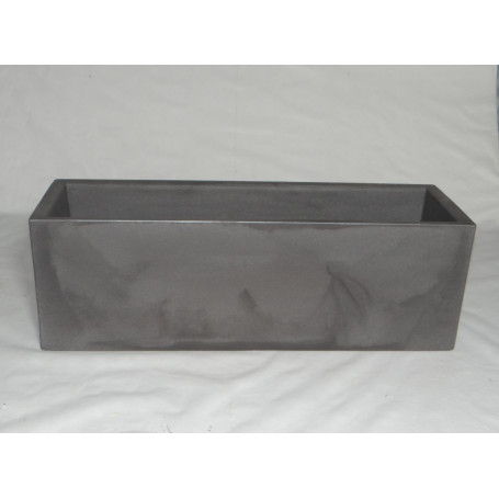 CACHEPOT FLOREIRA FLAT67 PRETO ARDÓSIA