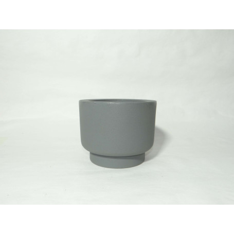 VASO CUMBUCA ALONGADA PP CINZA CLARO