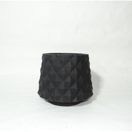 VASO RECÔNCAVO 46 MINI PRETO ABSOLUTO