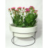 VASO LOFT 32x10 ANTIQUE BRANCO - COM SUPORTE DE FERRO 28X12 VASO LOFT 32x10 ANTIQUE BRANCO - COM SUPORTE DE FERRO 28X12