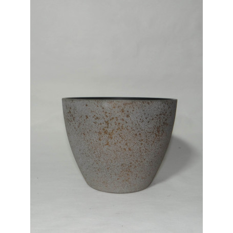 VASO NOVA CONCRETO DOURADO D19 A15