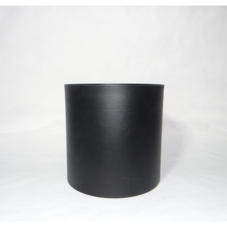 CACHEPOT ALUMINIO 20x20cm PRETO