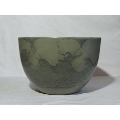 VASO  OVAL BAIXO G 40cm CAMURÇA