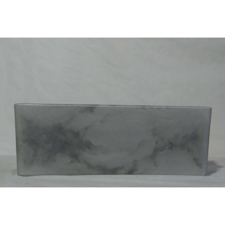 JARDINEIRA PRISMA M 66x24cm CIMENTO