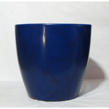 VASO PEROLA OVAL M 48cm AZUL ROYAL