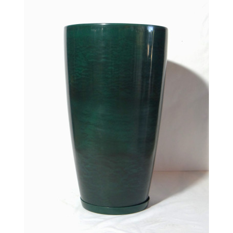 VASO PEROLA CONICO G 70cm VERDE