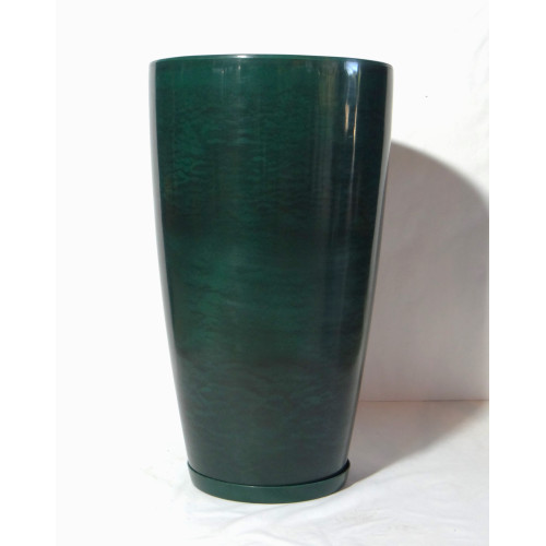 VASO PEROLA CONICO G 70cm VERDE