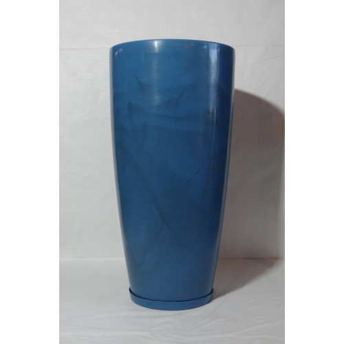 VASO PEROLA CONICO G 70cm AZUL PISCINA 