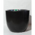 VASO PEROLA REDONDO M 33cm PRETO
