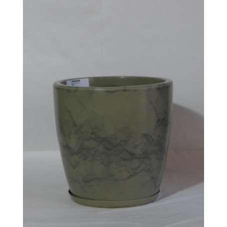 VASO PEROLA OVAL P 35cm CAMURÇA