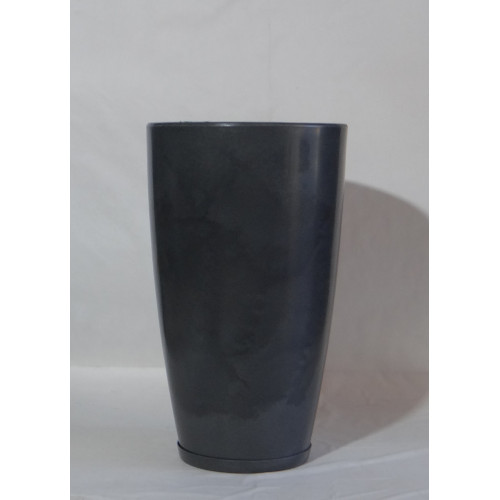 VASO PEROLA CONICO M 60cm CINZA