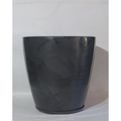 VASO PEROLA OVAL G 62cm CINZA VASO PEROLA OVAL G 62cm CINZA