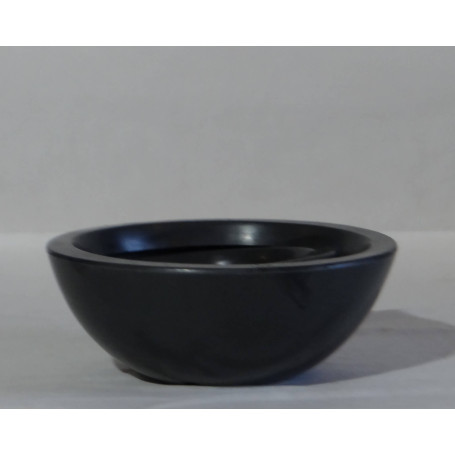 BACIA PEROLA M 13cm CINZA