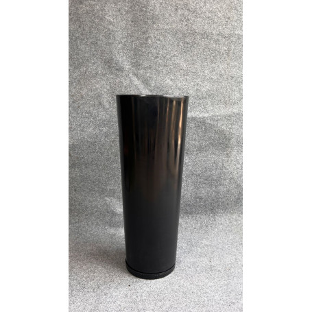 VASO PEROLA CILINDRO G PRETO