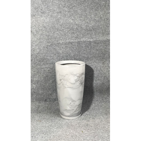 VASO PEROLA CONICO M 60cm CIMENTO