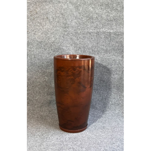 VASO PEROLA CONICO G 70cm  MARRON