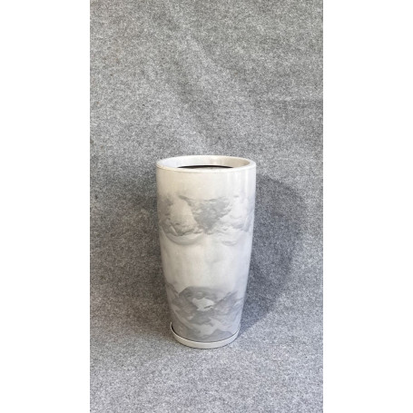 VASO PEROLA CONICO P 53cm CIMENTO