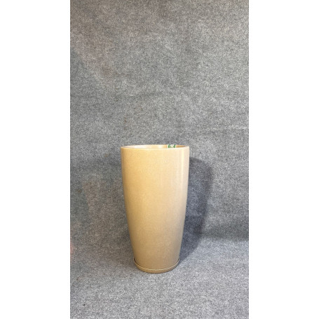 VASO PEROLA CONICO GG 90cm BEGE