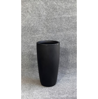 VASO CONICO PRISMA G 70 cm  PRETO
