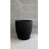 VASO OVAL PRISMA M 48cm PRETO