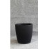 VASO OVAL PRISMA P 35cm PRETO